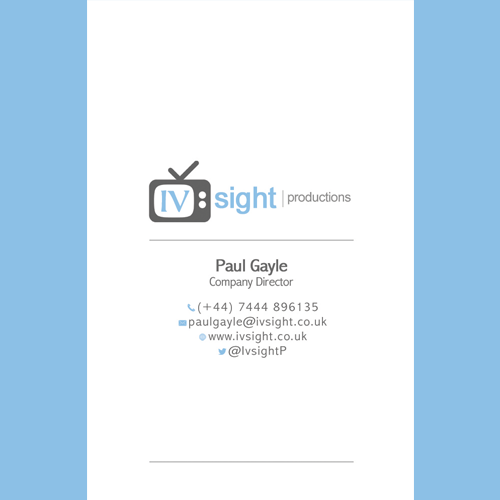 Business Card design for a production company by Jagz Bains, Designer