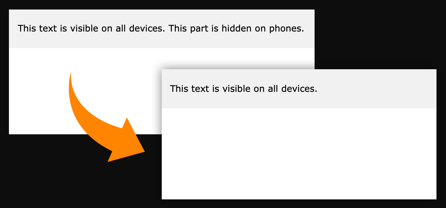 W3.CSS hide web page example